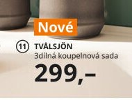 TVÄLSJÖN 3dílná koupelnová sada