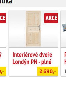 Interiérové dveře Londýn PN - plné