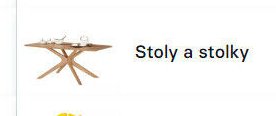 Stoly a stolky