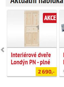 Interiérové dveře Londýn PN - plné