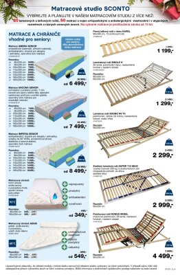 akční leták Sconto nábytek 26.11.2021-27.12.2021