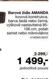 Barová židle AMANDA