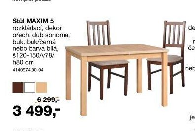 Stůl MAXIM 5