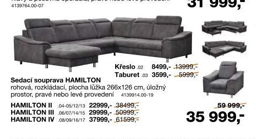 Sedací souprava HAMILTON