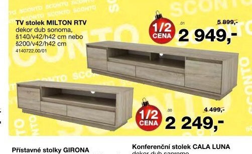 TV stolek MILTON RTV