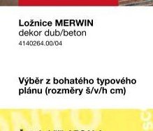Ložnice MERWIN