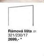 Rámová lišta .01