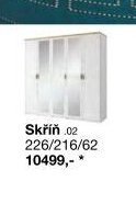 Skříň 226/216/62 cm