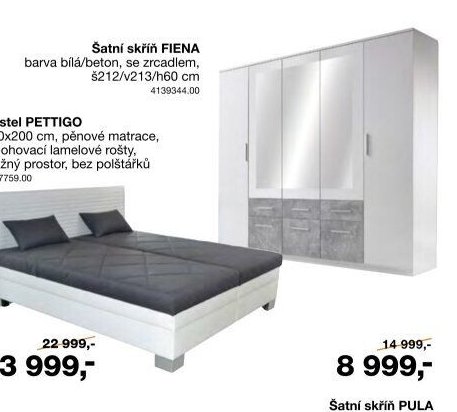 Šatní skříň FIENA
