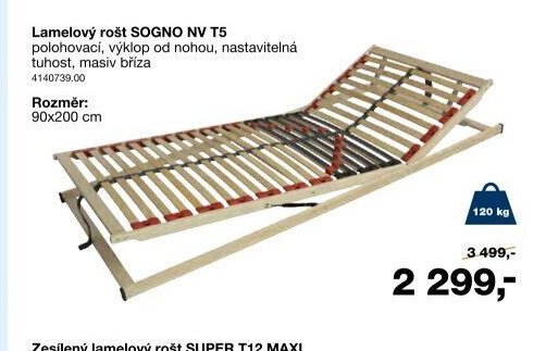 Lamelový rošt SOGNO NV T5