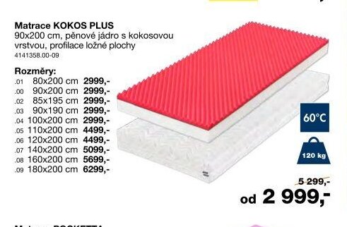 Matrace KOKOS PLUS