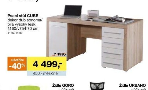 Psací stůl CUBE
