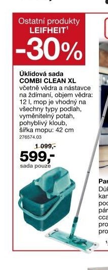 Úklidová sada COMBI CLEAN XL
