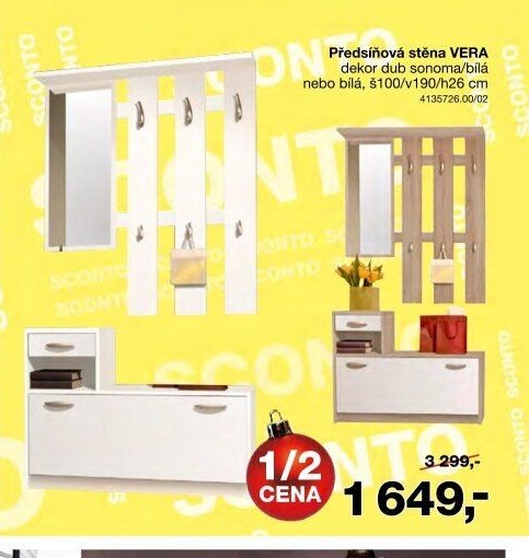 Předsíňová stěna VERA