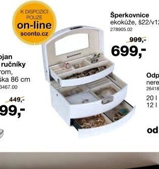 Šperkovnice ekokůže