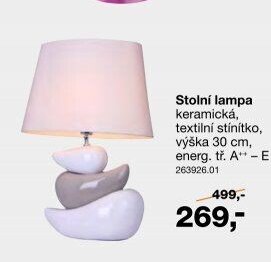 Stolní lampa keramická