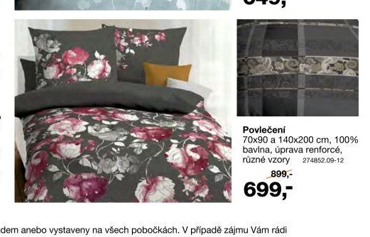 Povlečení tmavé