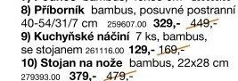 8) Příborník bambus