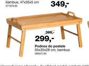 Podnos do postele