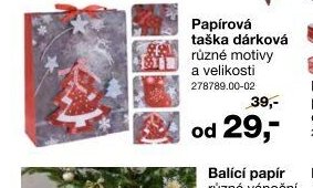 Papírová taška dárková