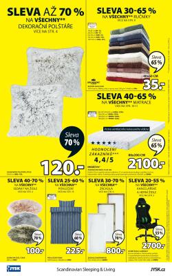 akční leták Jysk 24.11.2021-28.11.2021