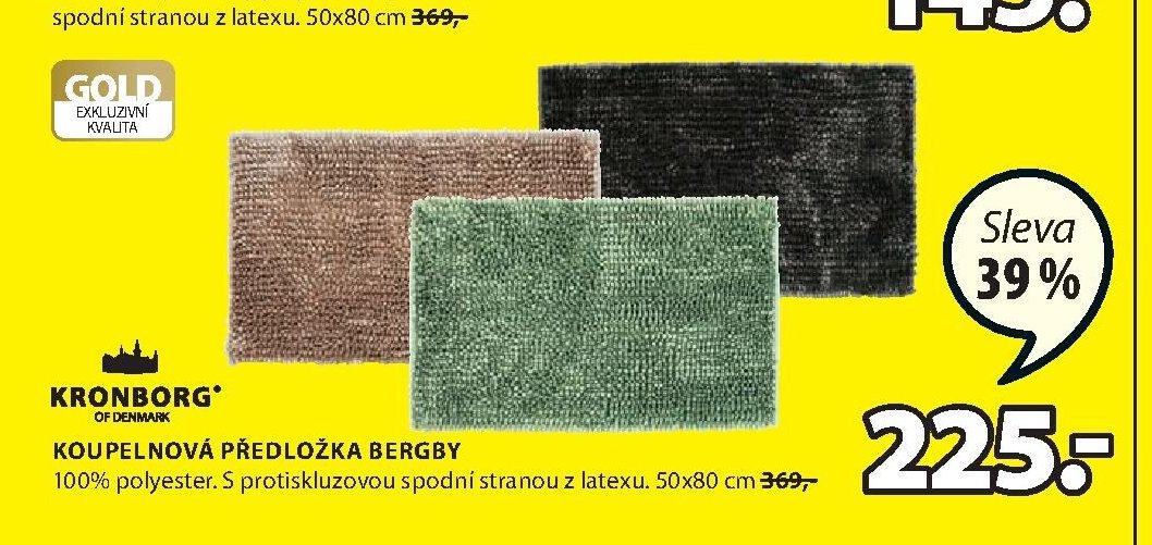 Koupelnová předložka Bergby