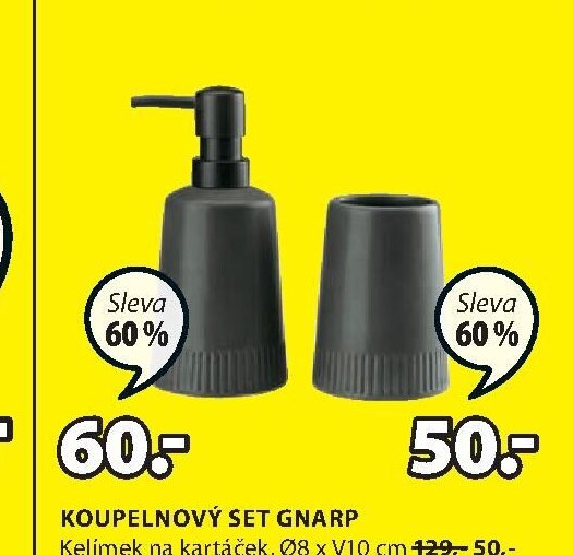 Koupelnový set Gnarp (dávkovač)