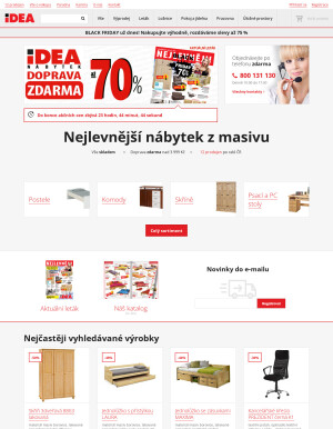 akční leták IDEA nábytek 30.11.2021-6.12.2021