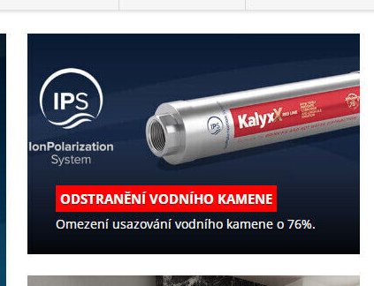 IPS systém pro odstranění vodního kamene