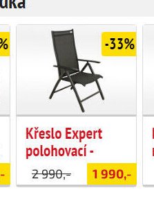 Křeslo Expert polohovací