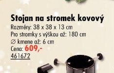 Stojan na stromek kovový
