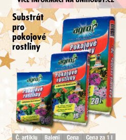 Substrát pro pokojové rostliny