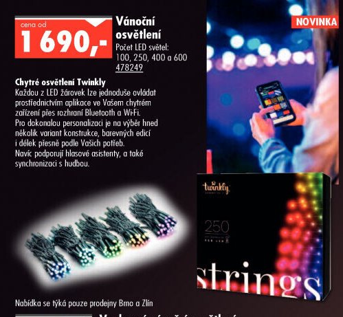 Chytré osvětlení Twinkly