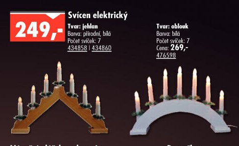 Svícen elektrický