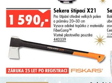 Sekera štípací X21