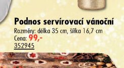 Podnos servírovací vánoční