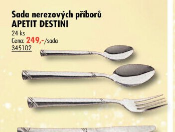 Sada nerezových příborů APETIT DESTINI