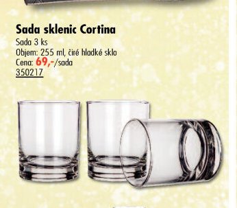 Sada sklenic Cortina