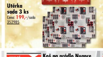 Utěrka sada 3 ks
