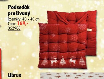 Podsedák prošívaný