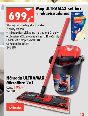 Mop ULTRAMAX set box + rukavice zdarma