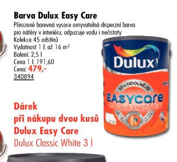 Barva Dulux Easy Care