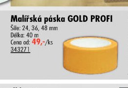 Malířská páska GOLD PROFI