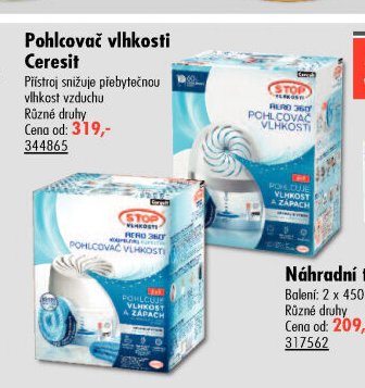 Pohlcovač vlhkosti Ceresit