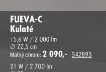FUEVA-C Kulaté 15,6 W