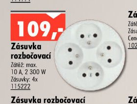Zásuvka rozbočovací