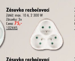 Zásuvka rozbočovací