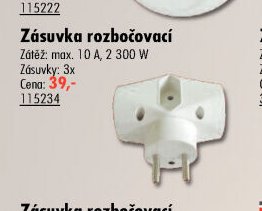 Zásuvka rozbočovací
