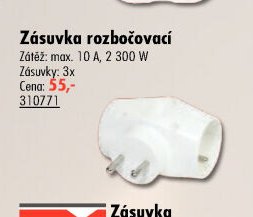 Zásuvka rozbočovací