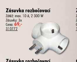 Zásuvka rozbočovací